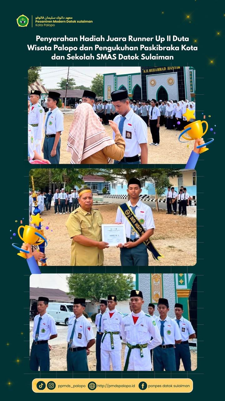 Pengukuhan Paskibra Kota dan Palopo serta Penyerahan Piagam Penghargaan Runner Up 2 Duta Wisata